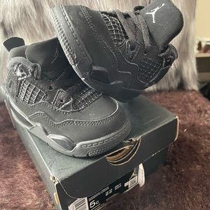 Jordan Retro 4 Toddler shoes size 5c